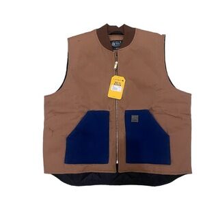 Carhartt Brown and Blue Men's Vest